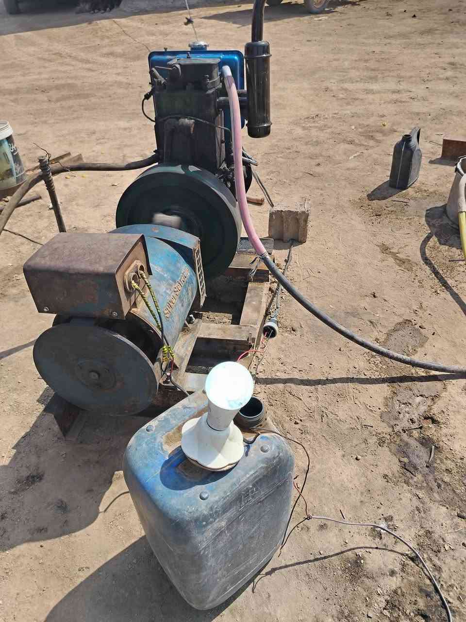 سلام عليكم مولد 10 حصان تبريد ماء مجفت جديد اصلي 
راس توليد 7 ونص ابو الشعله نحاس ١٠٠/١٠٠ شاصي تزكام ثقيل مثل ماموضح بالفيديو السعر ٤٥٠ وبي مجال بصيط استفسار اتصل ***********

*********** المكان الديوانية قضاء سومر
