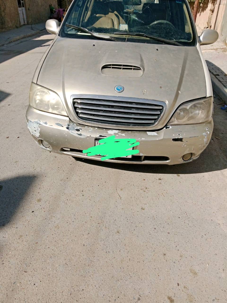 بغداد حسينية 
السلام عليكم
🚗 للبيع - سيارة عائلية نظيفة وسعر مناسب 🚗

📍 النوع: كيا كارنفال

📅 الموديل: (١٩٩٩ محدثة ٢٠٠٥)

📞 للتواصل: (+***********)

📌 المواصفات:

محرك  جديد  وتفرعات جديدة جيد جداً

سبع ركاب مريحة للعائلة

كير ومكينة بحالة جيدة 

هيكل خالٍ من الحوادث الكبيرة (فيه صبغ خفيف فقط كما واضح بالصور)

💰 السعر: ٦٣ قابل للتفاوض ضمن المعقول

📍 الموقع: (الحسينية)

📸 الصور مرفقة 👇

