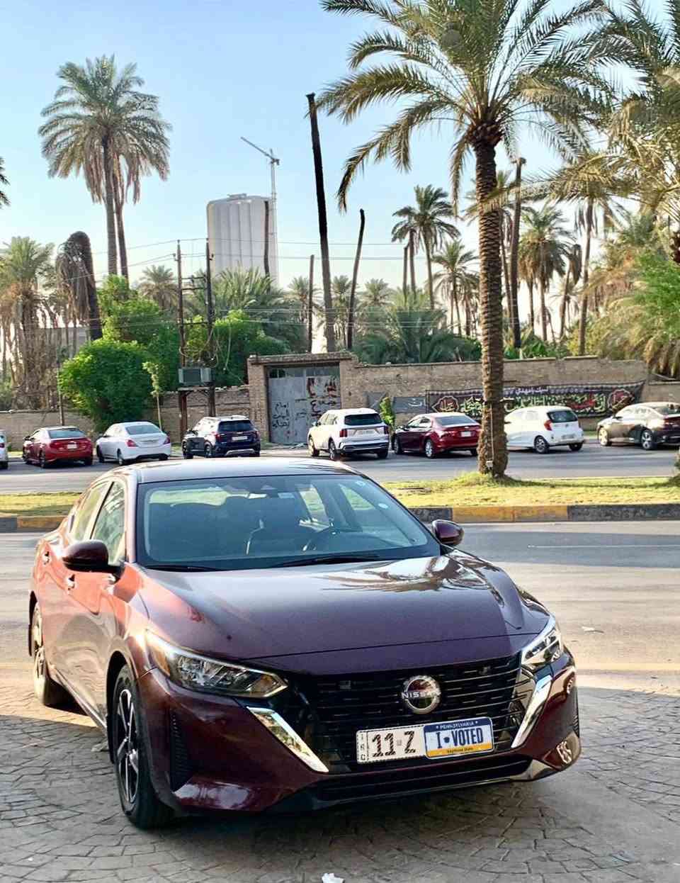 سلام عليكم نيسان سنترا 2024 sv رقم بغداد جديد وهزه جديده السياره بدون صبغ ودعامية كبس لون كرزي ماشية 18 الف السياره بعده جديده ومواصفاته معروفه السياره صور حادثه موجوده بالمنشور قبط الجنطه ومبدله نفس الون حته الدعاميه الخلفيه مالته نفسه مرجعه السياره مستورده على ايدي وبيه طخه موضحه بالصور بالجاملغ الخلفي جهة السايق السعر 165$ وبيه مجال بسيط جداً 
مكاني بغداد ***********
