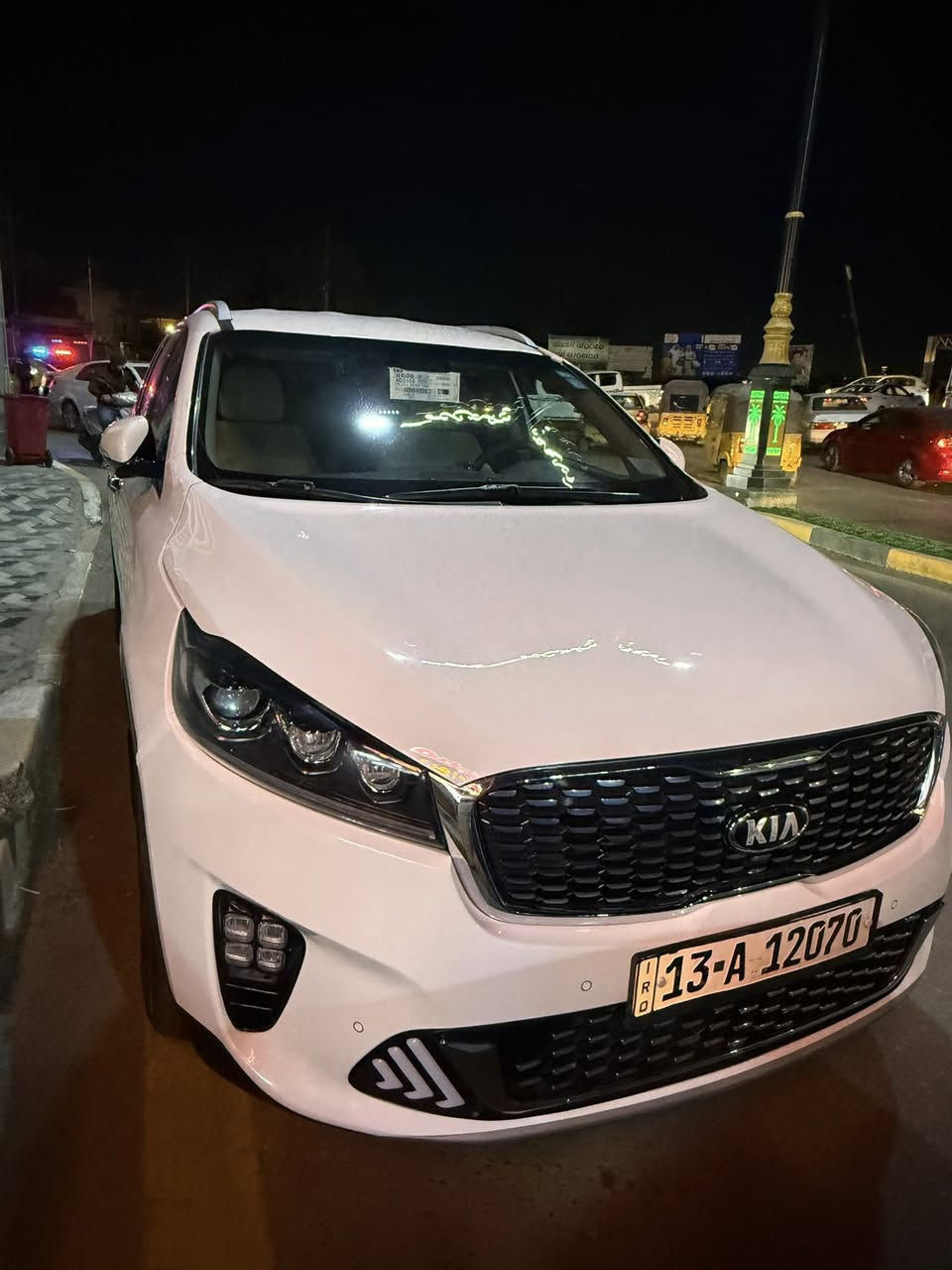 كيا سورنتو موديل 2020
خـليـجـي شكل 

 شركه دوليه 

مكفوله من الصبغ 

رقم ميسان بسمي ارقام جديده وهزه جديده وسنويه جديده

مواصفات

بصمه 

باب خلفي كهرباء  

نضام بريك ابي اس 

لدات اماميه خلفيه

لايت زنون

كامره اصليه دواره 

حساس امامي خلفي اصلي

كشنات جلد 

كشنات كهربائي  2

شاحن وايرليس

3قطع تبريد

لد امامي بكلايت لد

شاشه كار بلي اصلي 

كروس سرعه

تحكمات ستيرن

سبعه راكب

ويل كب نيكل

بصمه تشغيل وابواب 

6 سلندر  م3500  مامفتوح بلادي

كير مامفتوح بلادي   

ترحيب  

كامره دوارة      

مري شفط    اشاره بالمري مرايا اتودم 

برادات بلاديه 

شاشه كبيرة 

فول تحكم استرن 

اربع انظمه قياده  Sport  eco cimfort   smart 

كشافات ضباب رباعي

علامة بالدواسه 

السياره جديده جدا مكفوله من الصبغ 

***********
