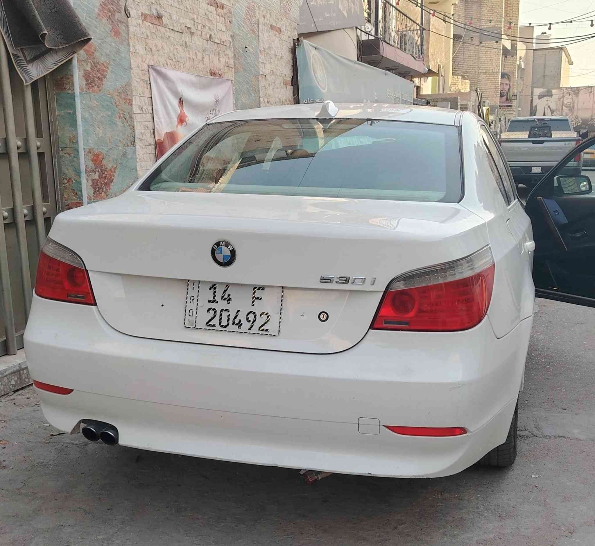 السلام عليكم
Bmw 2006 530 n52
خليجية بيها صبغ داير جاملغ خلفي ايمن وباب خلفي مبدل رقم   بصرة باسمي سنوية ورقم وهزة جديدة محرك وكير وتبريد حدادية بشرط كهربائيات كلها شغالة تخم تاير ويل كب جديد
النقوصات دوشمة التنتة.. السعر ١٠٨ مكانها بغداد و***********
