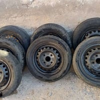 8 تايرات مال سايبا 3طاكات 4نص عمر عندي اسبيره مال 26مامستخدم ابد عنوان...