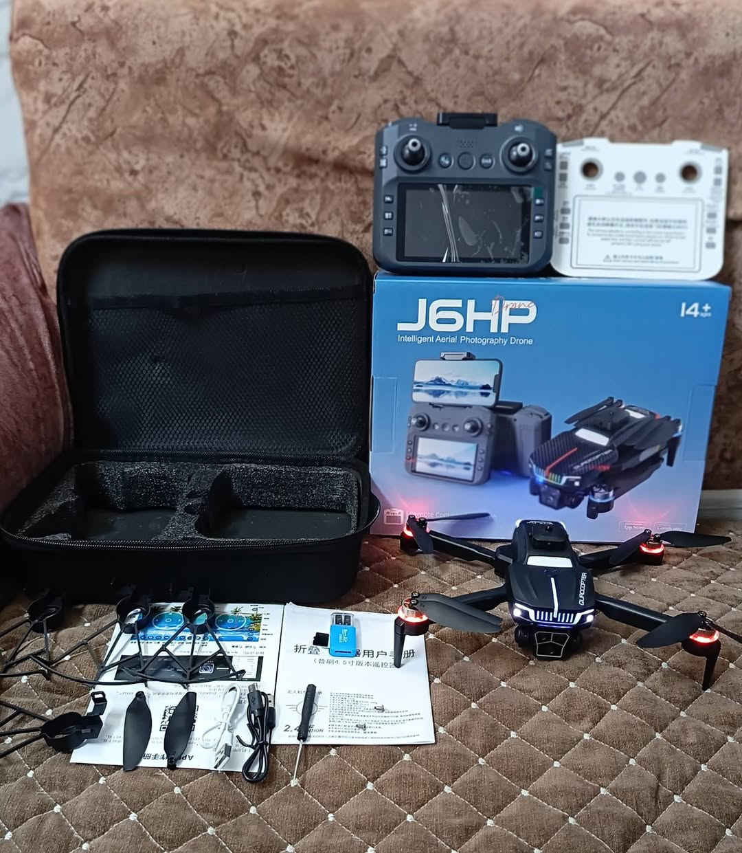 عرض خاص من امزون العراق
درون J6⁶HP. + جهاز تحكم ابو شاشه يعرض تصوير فديو FPV مباشر
مواصفات محرك نحاس برشلس
حساسات عدد4
كامره متحركه 360
مانع تصادم حقيقي + فلاش + رام + جنطه+ مراوح حتياط+شاحنه
قطع محدوده بسعر 72 الف 
للحجز خاص متوف توصيل


**إذا كنت صاحب هذا الإعلان وتريد حذفه لأي سبب، رجاءا أرسل رسالة إلى الدعم الفني**