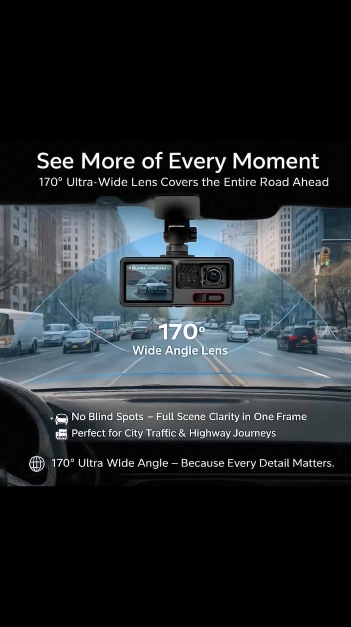 داش كام من ماركة العالمية Vehicle BlackBOX DVR تصوير امامي وخلف وداخل سيارة بدقة واضحه جذا 

رؤية ليلية، تسجيل مستمر، وحساس طوارئ يحفظ
الفيديو تلقائيا وقت الحوادث
#markaip11
زاوية واسعة 170 حتى تشوف الطريق بشكل أوضح .

سعر 35 الف توصيل 3 الف دينار فقط من ضمان 6 اشهر
 #للحجز_والاستفسار_مراسلة_خاص


**إذا كنت صاحب هذا الإعلان وتريد حذفه لأي سبب، رجاءا أرسل رسالة إلى الدعم الفني**
