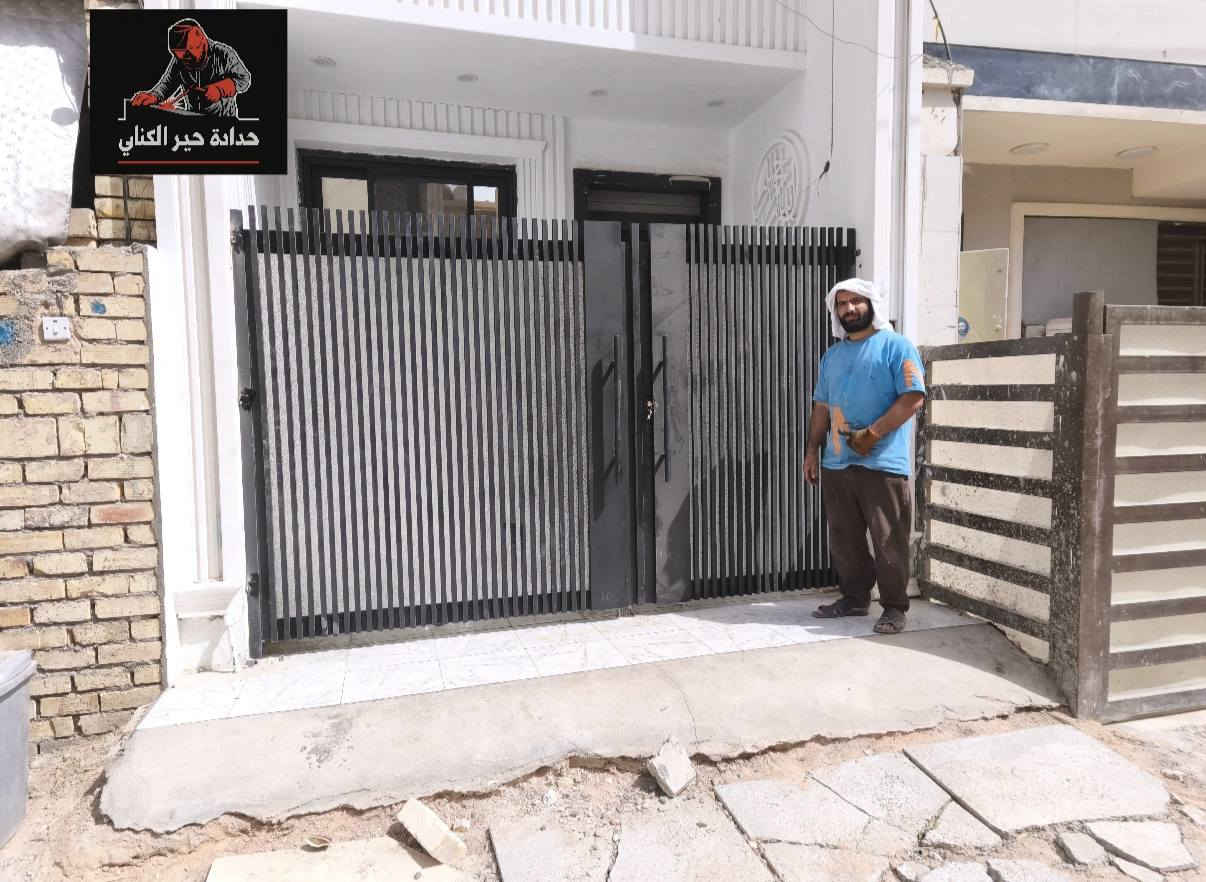 📐حداده حيدر الكناني
باسعار تنافسيه مستعدون كافه انواع الحداده🧑‍🏭
 ابواب🚪 شبابيك🪟 كرفانات🏪 محجرات ☑️سقايف كيسبان✅ غرف سندويج✅ سياج خارجي ✅ مراجيح ✅قمريات مطابخ ✅يتوفر لدينا احدث الديكورات التركية 🇹🇷 العمل داخل بغداد العنوان بغداد العبيدي 077‪33120196/***********
