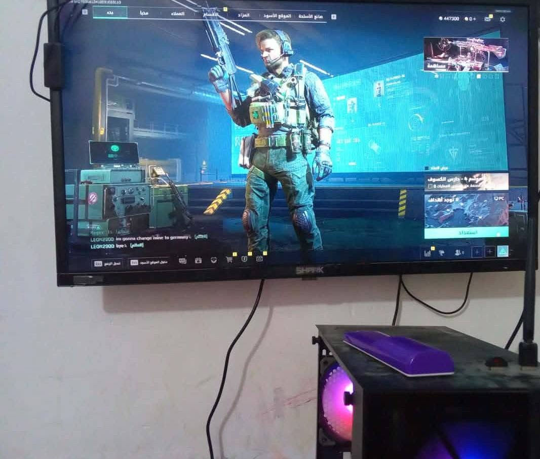 حاسبة pc للبيع
نظيفة جداً و استخدام قليل أيضاً 

المعالج : AMD Ryzen 5 5600G
كارت الشاشة : rx580 
الرام : RAM 16 GB
اللوحة الأم : B550
هارد : جديدhdd 500 + m.2 /128g 
البور سبلاي : جديد ٦٥٠ واط من شركة ثرمالك THERMALRIGHT

ملحقات : شاشة عادية حجم ١٧ نوع قديم LG
+ ماوس و كيبورد

#المعلومات الاضافية داخل الصور 

#الحاسبه حالياً مفرمتها

لكن سابقاً شغلت عليها كل الالعاب تقريباً 
 اون لاين 
 و اوف لاين

السعر : ٤٧٥ ألف  
 مكاني النجف 
سبب البيع عدم وجود وقت فراغ

للتواصل: ***********
