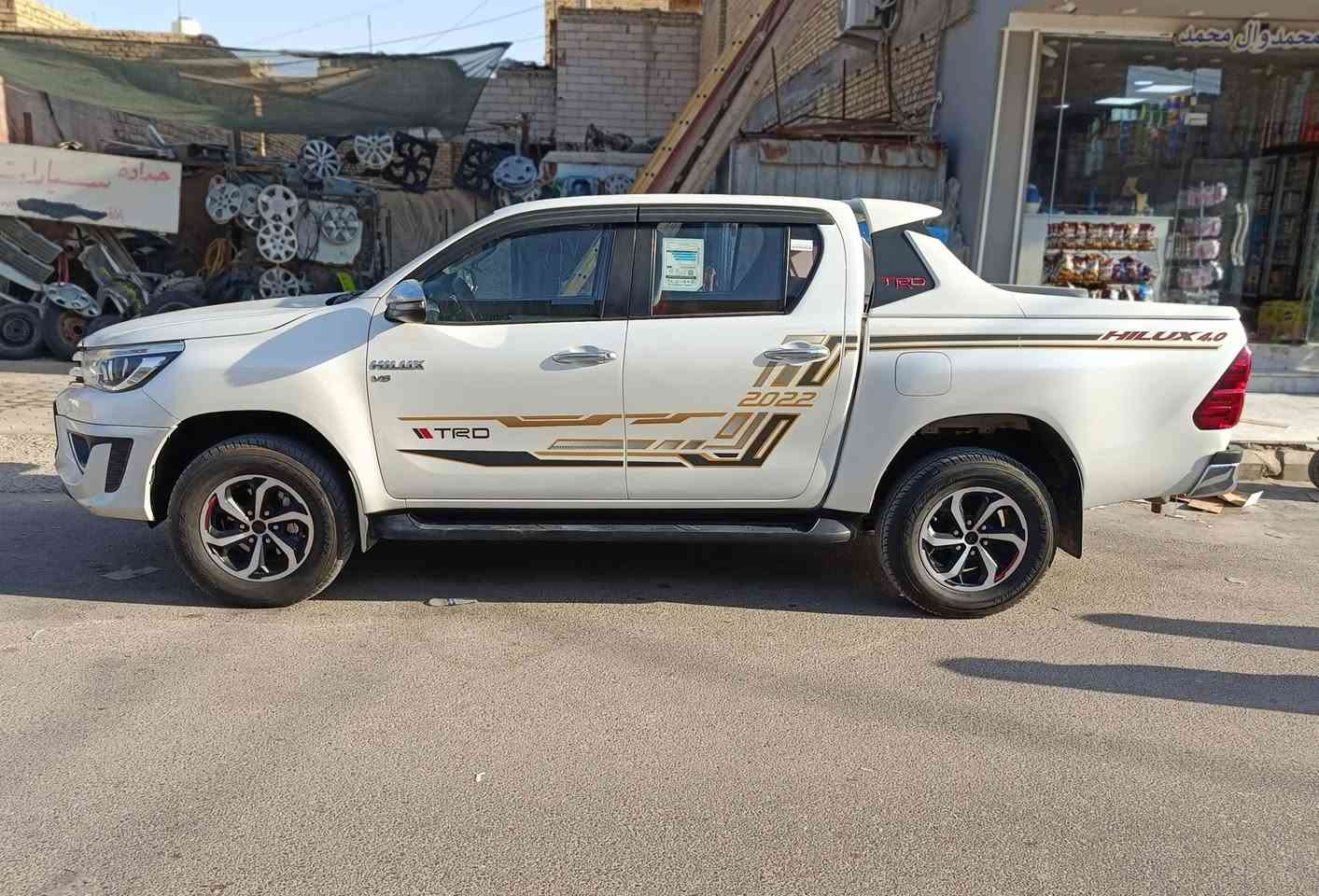 بيكم هايلوكس TRD 2020 فور ويل مكينة 4000 سيارة جديده مكفوله فقط بارد بسيط ماشر عليه مكينه كير حدادية مكفول تبريد فول قطعتين تحكمات فول رقم بغداد تحويل
مكاني الناصرية 
سعره 30$ الف ثلاث شدات 
 سيارة جديد بالعافيه عالياخذها وشراي يتصل ويدلل 
***********
بيكم هايلوكس TRD 2020 فور ويل مكينة 4000 سيارة جديده مكفوله فقط بارد بسيط ماشر عليه مكينه كير حدادية مكفول تبريد فول قطعتين تحكمات فول رقم بغداد تحويل
