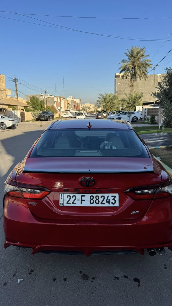 TOYOTA CAMRY 2022

كامري  SE
2022 ماشية 55 الف كيلو
بدون اي نقص
اقتصادية 
محرك 2500
شاشه كبيره 
، بصمة ، كشن ، كهرباء ، هندر ، حساسات امامية خلفية ، رادرات امامي + خلفي + جانبي ، تحكمات ستيرن جهتين فول ، ، ، كشنات فول ،  ، خاصية EV ، نقطة عمياء ، + USP  ، تبريدها معروف ثلج ومانع انزلاق ، والسيارة بيها بعد هواية مواصفات.. 
حادثها باب وجاملغ خلفي فقط السعر 185
مكانها بغداد للتواصل ***********
