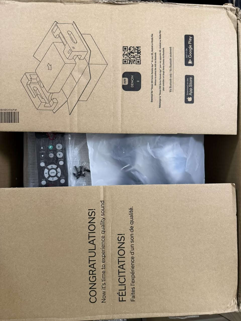 السلام عليكم اخوتي
🔴 للبيع Denon AVR-X580BT (8K) – جديد (مفحوص فقط) 🔴

رسيفر Denon مسرحي حديث يدعم أحدث التقنيات، مناسب للـ Home Theater وتشغيل الجيل الجديد (8K / PS5)

🔧 المواصفات:
• نظام صوتي 5.2 Channel  
• دعم  VRR /LLM /8K 60Hz / 4K 120Hz Ultra HD  
• HDMI 2.1  
• يدعم Dolby Vision و HDR10+  
• يدعم Dolby TrueHD و DTS-HD Master Audio  
• Bluetooth مدمج  
جودة صوت خرافيه من  denon 
130 واط لكل خط 

💡 المميزات:
• متوافق بالكامل مع أجهزة الجيل الجديد (VRR/LLM/PC/PS5 / SXbox)  

المرفقات كامله مايك الاودسي موجود 

•الجهاز موديل الفين وهسه  وتقريبا اعلى شي بال. 5.2 وفئة الx مو الS

📦 الحالة: جديد (مفحوص فقط)  
💰 السعر: 450$  اذا تكصه من بره ب 750$ يلا يوصل


**إذا كنت صاحب هذا الإعلان وتريد حذفه لأي سبب، رجاءا أرسل رسالة إلى الدعم الفني**