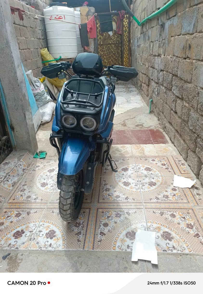 دراجه اباجي شحن صله 7اشهر طلعه من الوكيل ماشيه5000 كلشي شغال بيه سعر قفل800.  تصال***********
