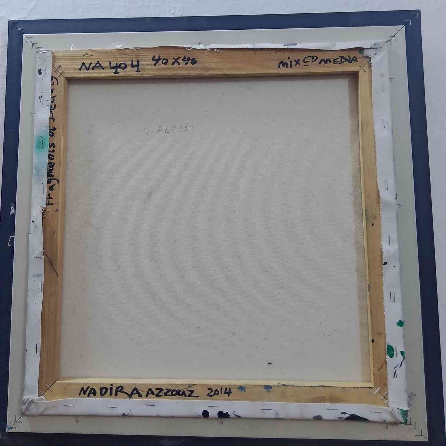 لوحه للفنانه نادره عزوز قياس 40×40
مواد مختلفه على كانفس 
التواصل خاص او على الواتس اب ***********
