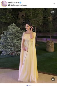 فساتين • مستعملة مرة • مقاس ٣٨-٤٠