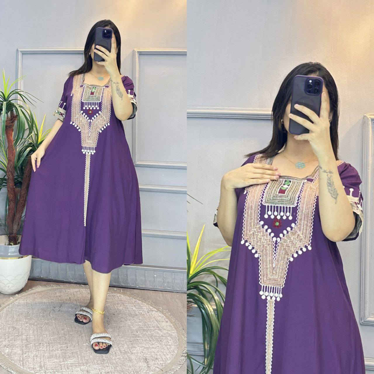 شلحة نسائية كشمير مطرز 
شرط الفحص مابتشيل بلغسل
القياسات 2xl. 3 xl. 4xl. 5xl
للطلب ع الخاص او واتس اب ***********
متوفر خدمة توصيل لكافة محافظات العراق 🚗 🚗
