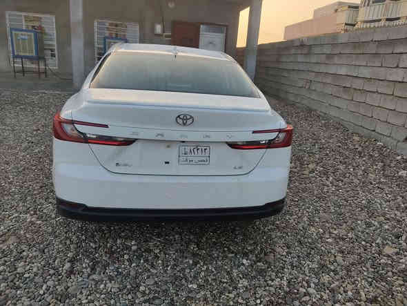 السلام عليكم
للبيع 
كامري 2025 هايبرد
لون أبيض ثلجي 

مواصفات LE
بصمه
رادارات جانبيه 
شحن لاسلكي
السعر 225
وبيها مجال بسيط 
بيع نقد فقط وبدون مراوس
الضرر بونيد مبدل
والچاملغ شبر صبغ
صور الشاصي مرفق بالمنشور 
 ماشيه 7 الف ميل
منفيس باسم البايع والترقيم مجاني 
عنوان السياره ناحيه الزاب قريه اصبيح تحتاني 
للاستفسار الاتصال على الرقم التالي 
***********
