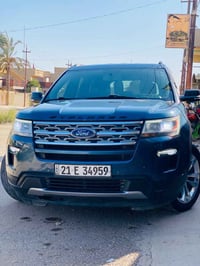 Ford explorer 2018 xlt  ماشية ٩٤  الف مايل  كشنات جلد  تحديد سرعة  كام...