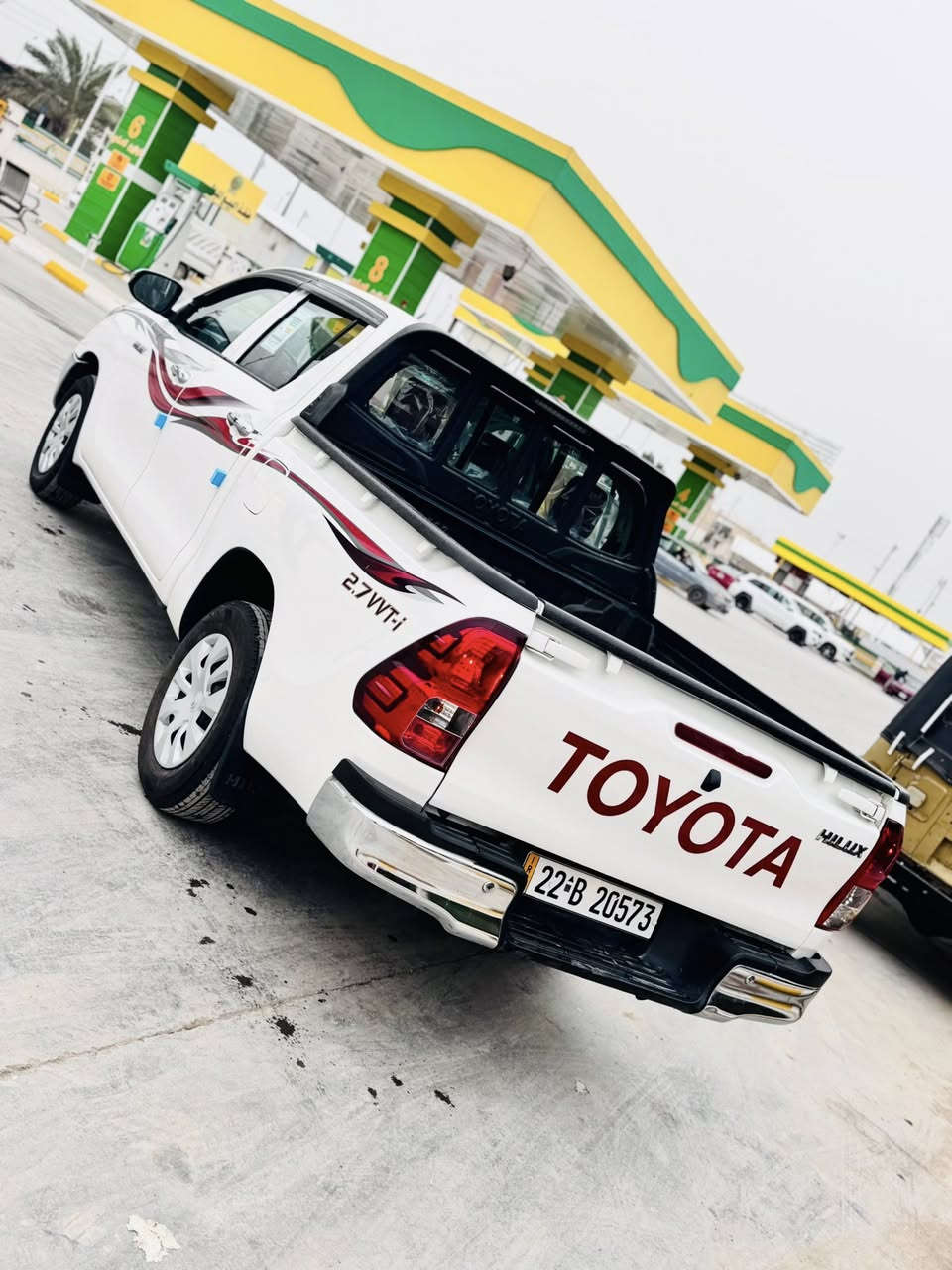 السلام عليكم
هايلوكس 2020 كير عادي 
رقم أربيل 
رقم وسنويه جديد 
كفالة عامه 
مكاني واسط الصويرة 
***********
