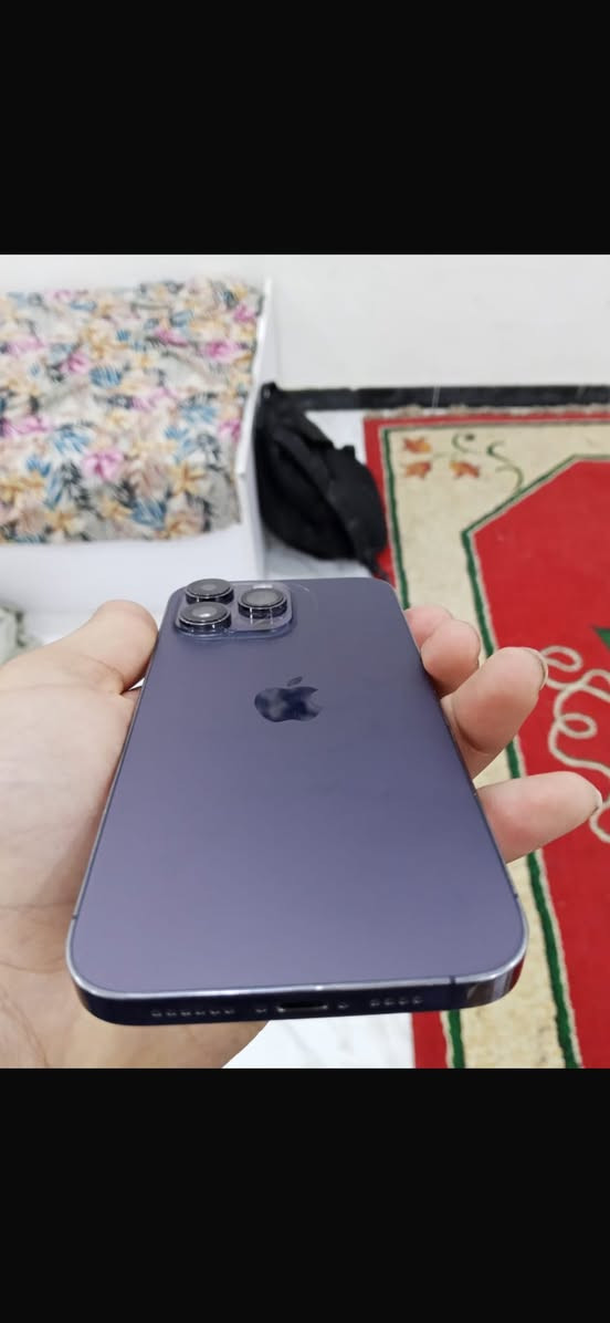 أيفون 14 برو ماكس 
ماستر شرق اوسط نموذج A بنفسجي 256 
الضرر فقط فطر بالضهر 
السعر ٧٥٠ قفل مابيه مجال وعمله


**إذا كنت صاحب هذا الإعلان وتريد حذفه لأي سبب، رجاءا أرسل رسالة إلى الدعم الفني**