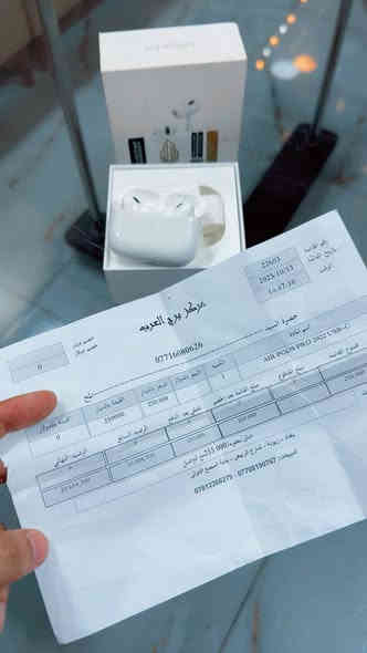 للبيـع ⚠️
سمـااعـة ابل AirPods Pro 2
استخـدام قليل كـلش ⚠️
نظافـة 100% ⚠️
تاريــخ الشراء 13-10 + ضـمان سنـة
السعــر 225 الــف (***********)
