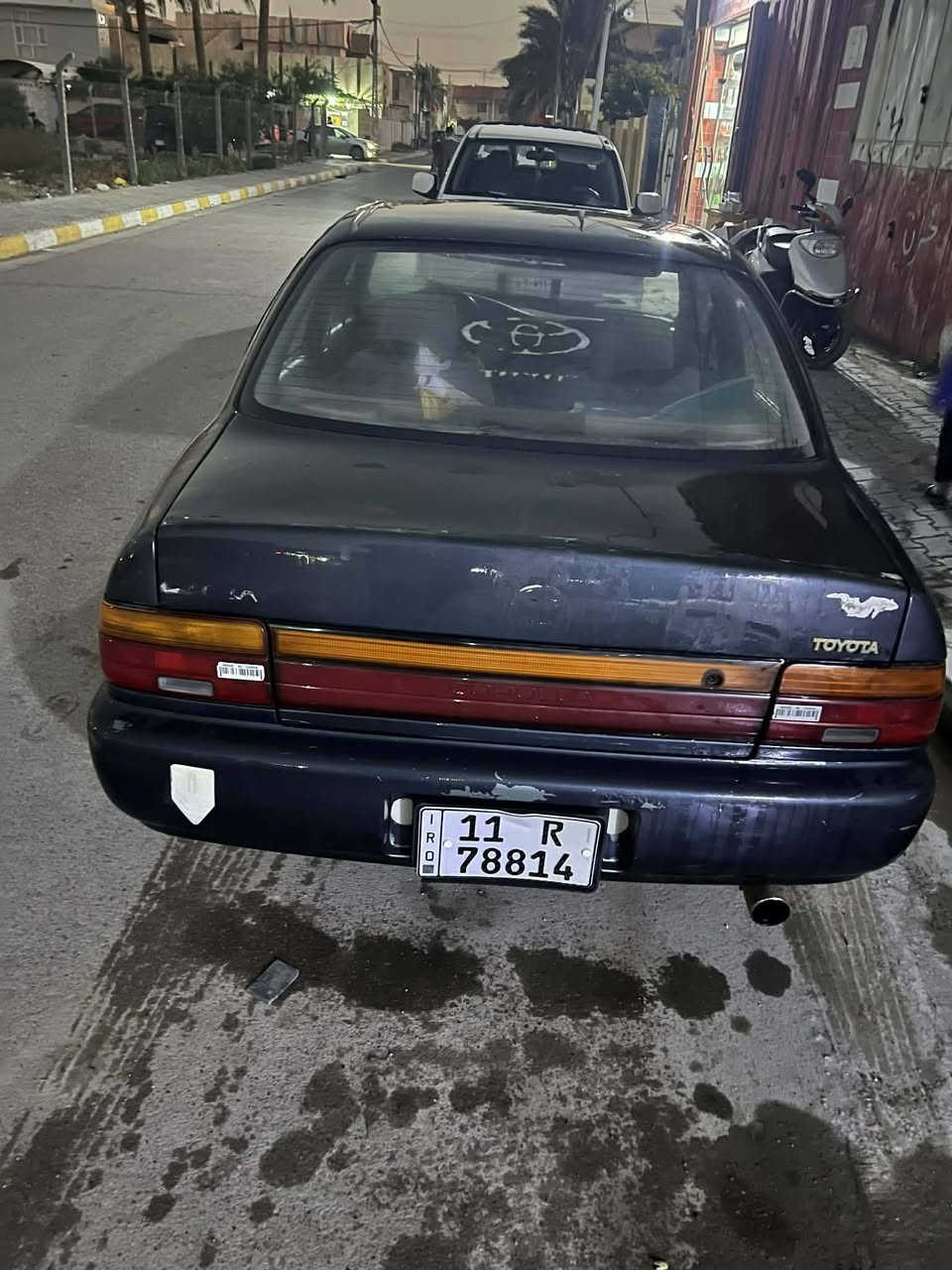 سلام عليكم
للبيع 
كورلا ١٩٩٢ (يسره بلاد) 
رقم بغداد 
مصبوغه عام 
تخم تاير جديد 
صدرامامي جديد 
للأستفسار: ***********
عنوان سيارة واسط كوت  (السعر 60) وبيها مجال
