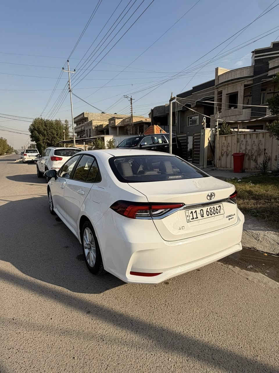 السلام عليكم
كورلا (2025) هايبرد شكل الخليجي 

رقم بغداد  لجديد. لوحات. وسنويه
  ماشيه 4 وسنوي
المواصفات 👇
فتحه سقف
🔵محرك 1.8 لتر VVT هايبرد
🔵كشنات جلد. اسود
🔵داخل اسود
🔵كير بوكس اوتوماتيك 6 سرع 
🔵دخول ذكي و تشغيل ( بصمة ) 
🔵شاشة apple car play and android auto
🔵كامرة خلفية 
🔴رادار تحديد مسار ومانع تصادم ‼️
🔵 دشبول ديجتال 
🔵تبريد قطعتين 
🔵 فتحة سقف ( سلايد روف )
🔵 لايت أمامي وبروجكتر  LED ‼️
🔵 بك لايت LED‼️
🔵 تحكم ستيرين 
🔵 اوتو لايت
🔵 اوتو هولد
🔵 نظام ABS 
🔵هاند بريك كهرباء 
🔵نظام التحكم بالانارة الخارجية
🔵 اشاير بالمري
🔵حساس ضغط الاطارات
🔵 وضعيات قيادة 
🔵مانع انزلاق

مكان السياره بغداد  حي جهاد

السعر 160  بيه مجال بسيط كلش
للاستفسار : ***********
