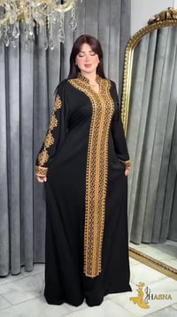 دراعه كشمير • تطريز وستراس • مقاسات L-XXL