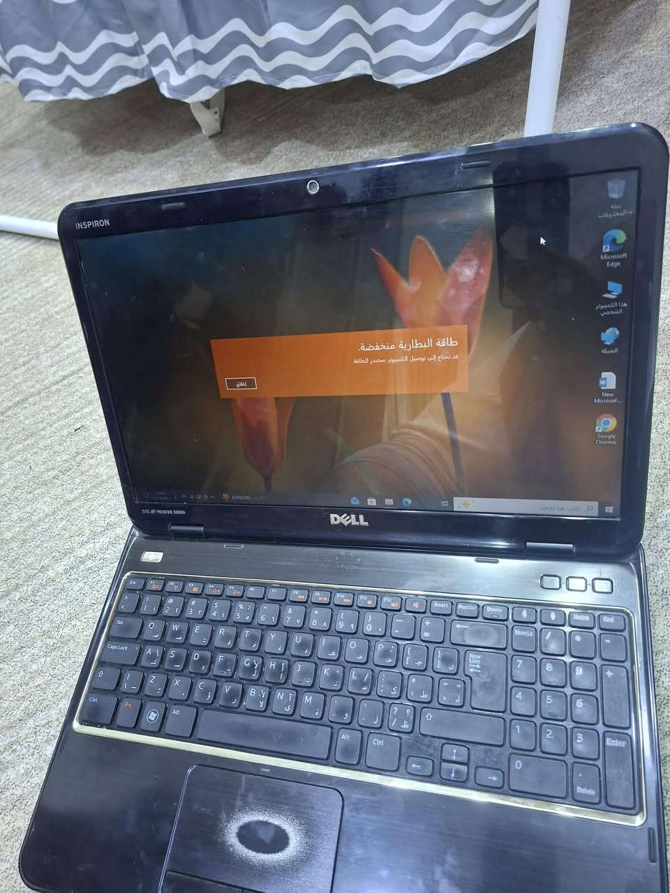 لابتوب Dell سوبر سلم الجيل العاشر  للبيع
المعالج core i5 الجيل العاشر 
رام 16 كيكا DDR4
هارد 256 كيكا SSD
كرت الشاشه Intel Uhd حجم 8 كيكا
الشاشه حجم 14 انج ضد التوهج دقة fhd 1920x1080 
باتري ليثيوم 6 خلايا  شحن سريع 65 واط والباطرية ممتازة 
كامره دقة hd تحتوي قفل فتح وغلق الكامرة 
 منفذ تايب سي و رام  وhdmi وسيم كرت وباقي المنافذ   الحاسبه كلش نضيفه وحلوه
السعر 350 الف
***********
