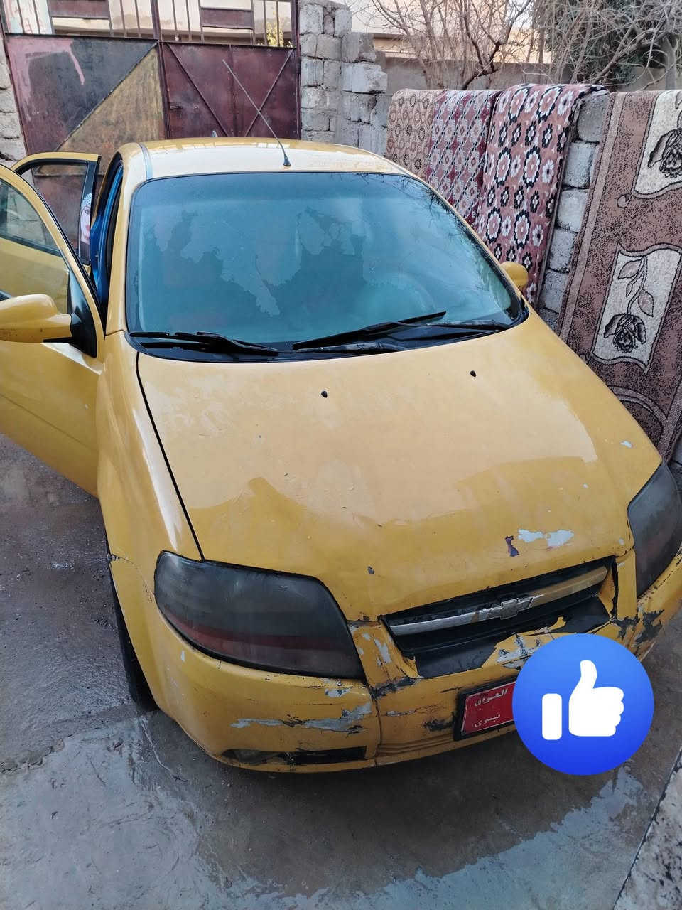 مكلف بل نشر
للبيع افيو 2006
رقم احمر شرعي موجود 
مطلوبه هيئة 
بدون حادث ول باقي گدام العين 
كابون موجود  
محرك معمر رايمن 
رقم صاحب السياره ***********
