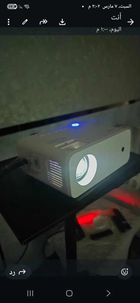 عرض خاص
٨٠ الف توصيل مجاني تنفع للتدريس تربط جميع الموبايلات ايفون كلاكسي نت بدون نت
مع جنطه انيقه مع ستاند 
المنتج هو جهاز عرض (بروجكتور) من نوع iZEEKER iPL310.
الدقة: دقة أصلية 1080 بكسل (Full HD) مع دعم لتشغيل مقاطع الفيديو بدقة 4K. 
الاتصال: يدعم اتصال الواي فاي (Wi-Fi) لعكس شاشة الهاتف، ويحتوي على بلوتوث. 
المنافذ: مجهز بمنافذ HDMI، USB، و AV لتوصيل مختلف الأجهزة مثل أجهزة التلفاز، الحواسيب المحمولة، ومشغلات الفيديو. 
السطوع: يتميز بسطوع عالٍ يصل إلى 13000 لكس.


**إذا كنت صاحب هذا الإعلان وتريد حذفه لأي سبب، رجاءا أرسل رسالة إلى الدعم الفني**