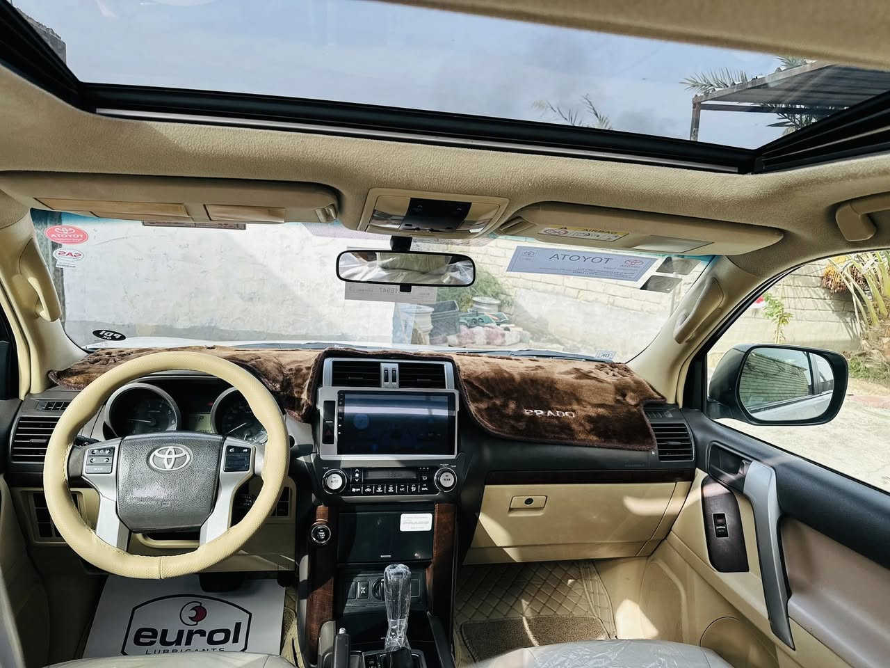 برادو 2014 فول مواصفات كفاله عامه فقط بارد اربع اصابع رقم بغداد الجديد بأسمي 6 سلندر محرك كير كفاله ماشية 104 سيارة جديده بمعنى الكلمه مدوشمه كشنات وارضية السعر 288 وبيه مجال بسيط للشراي *********** مكاني بصرة المدينة
