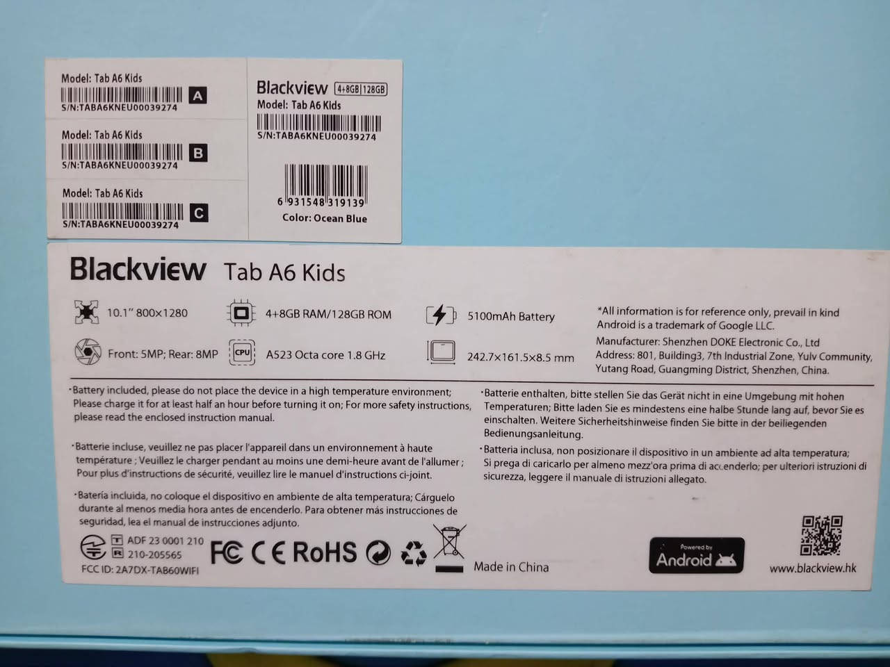 السلام عليكم
تابلت كيدز للبيع نضيف استعمال شهريين بس يوتيوب
لان ابني يريد موبايل ارد ابيعه والله ماخذته 125 
واريده ب 80 
Blackview A6 Kids
المساحة 128 جيجا
الرام 8 جيجا ايباد جيد جدا للاستخدام اليومي والالعاب الخفيفة
مكاني نجف قرب مستشفى الزهراء


**إذا كنت صاحب هذا الإعلان وتريد حذفه لأي سبب، رجاءا أرسل رسالة إلى الدعم الفني**