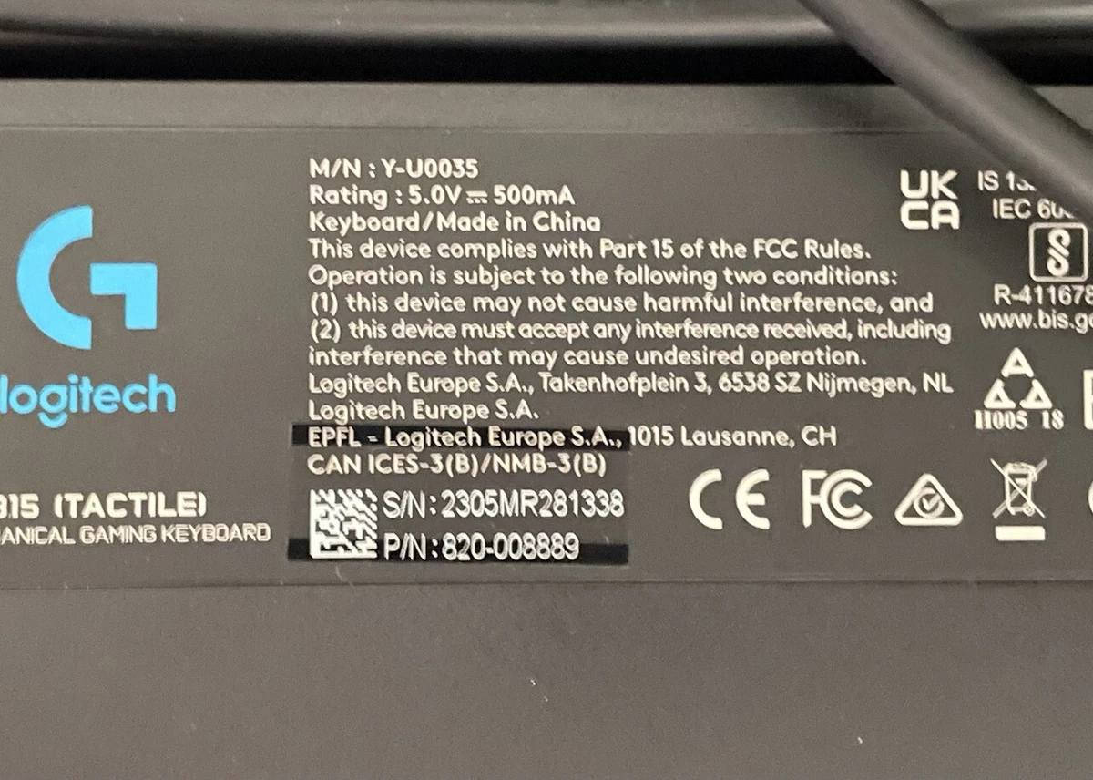 اعلى سعر ابيع😳. 
لوحة مفاتيح الألعاب الميكانيكية Logitech G815 LIGHTSYNC RGB مع مفاتيح GL منخفضة الارتفاع تعمل باللمس، و5 مفاتيح G قابلة للبرمجة، ومنفذ USB إضافي، ووحدة تحكم مخصصة للوسائط - تعمل باللمس


**إذا كنت صاحب هذا الإعلان وتريد حذفه لأي سبب، رجاءا أرسل رسالة إلى الدعم الفني**