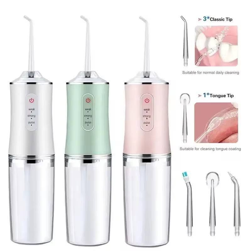 جهاز الخيط المائي،💯
Water flosser 
لتنظيف الأسنان والعناية بها 🦷🦷
يزيل الترسبات والجير ورائحة الفم .
ينصح به اطباء الأسنان لفعاليته في التنظيف العميق للجميع
مفيد ايضا للتقويم وتركيبات الأسنان وأصحاب الابتسامة 
شحن ⚡️⚡️ يدوم ل 30 يوم تقريبا
شحن عن طريق شاحنة الهاتف ❤️
خزان ماء 350 مل يكفي لاستعمال كامل ❤️
انماط متعددة لدفع الماء مناسبة لجميع انواع اللثة ❤️
عدة رؤوس وعدة سرع تتحكم بيها
مناسب للكبار وللأطفال ايضا
بطارية 3500 مل امبير ايون ليثيوم تكفي شهر كامل الشحنة الواحدة ♥️

السعر 20  الف
🚘يوجد خدمة توصيل لجميع محافظات العراق🚘


**إذا كنت صاحب هذا الإعلان وتريد حذفه لأي سبب، رجاءا أرسل رسالة إلى الدعم الفني**