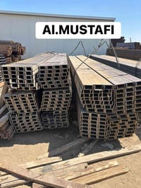 شركه حديد المصطفى  على بركه الله توفر جنل فولاذ ناب تبريز  قياس 100ملم...