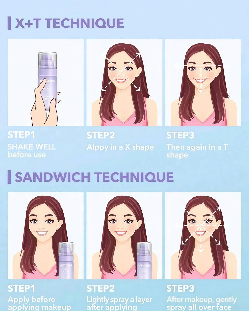 ✨ ثبتي مكياجك طول اليوم مع بخاخات SHEGLAM ✨
💗 Lock'd In Matte Setting Spray 💗
تثبيت قوي بلمسة مطفية، سريع الجفاف، يتحكم بالزيوت ويمنحك إطلالة ثابتة لساعات.

💖 Hydrating Setting Spray 💗
ترطيب وانتعاش مع تثبيت يدوم طويلاً، بتركيبة خفيفة وغير دهنية تناسب الاستخدام اليومي.
✨  يوفر بيج Aveen Store الخدمات التالية:
✅ شحن سلات من SHEIN.
✅ شحن الطلبات الخاصة من SHEIN.
✅ شحن مجاني ضمن العروض المتوفرة
💕 شاركوا المنشور مع أصدقائكم، وتابعوا Aveen Store حتى يصلكم كل جديد.
📩 للحجز والاستفسار راسلونا على الخاص.
#shein #shopping #style #explore #iraq


**إذا كنت صاحب هذا الإعلان وتريد حذفه لأي سبب، رجاءا أرسل رسالة إلى الدعم الفني**