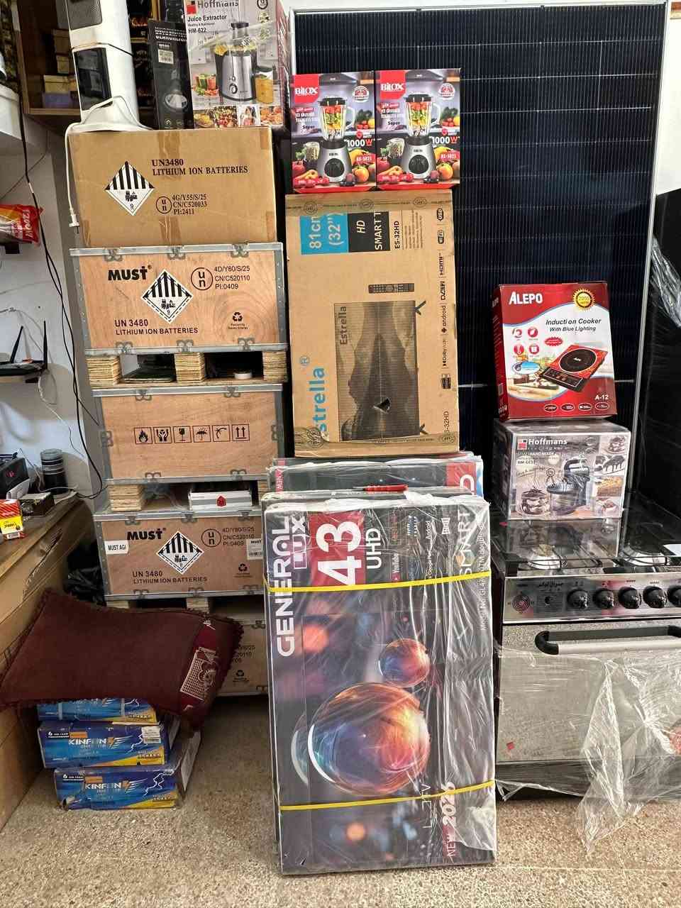 #صار_عنا_ارضي_بس_نسيان_الرقم
متوفر شاشات 43 و 32 ضد الكسر وعادي
قلايات جالاكسي بأحسن اسعار 
براوانات / ليس/ فير / ليزريات اليبو و الجحجاح / 
محضرات طعام 5 ليتر و 3 ليتر / بلاندر كذا موديل


**إذا كنت صاحب هذا الإعلان وتريد حذفه لأي سبب، رجاءا أرسل رسالة إلى الدعم الفني**