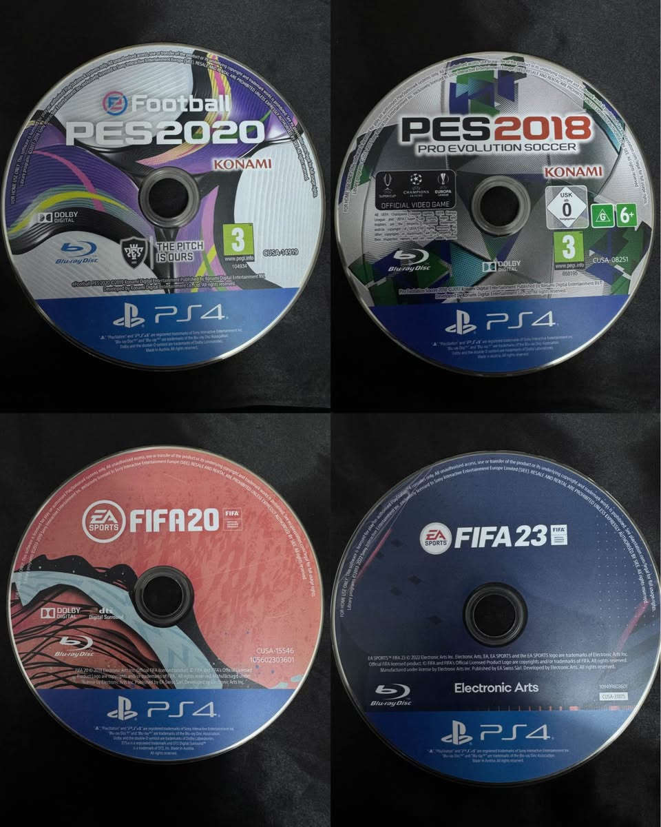 ‼️اقراص بلي 4ويشتغلن على 5 علق تم ادزلك السعر تابع الوصف ‼️

- قرص بيس 2020 صار نادر 

- نظيف وما مشخط وشغال اذا تريد تجيب بليك وتفحصه يمي وتاخذة + متوفر توصيل عنواني كركوك 💯

- قرص بيس 2018 هم من نوادر

نظيف وما مشخط وشغال اذا تريد تجيب بليك وتفحصه يمي وتاخذة 💯

- قرص Tekken7  نظيف وما مستخدم ابد💯

  

- قرص cod cold war نظيف وما مستخدم💯

- قرص cod advanced war  نظيف جــداً ومستعمل قليل ما مشخط 💯

- قرص gta v مستخدم بيه شخط بَــس شغال عادي جداً💯

- قرص fifa 20 و fifa 23 و fifa 18 نظيفات ثنيهم وشغالات مبيهم شخط 💯

- قرص monster hunter نظيف ممستخدم ولا مرة💯

‼️كلهم شغالات تجي يمي تفحص وتاخذ حتى تضمن حقك ،علق تم اراسلك ع سعر وذا تاخذهم كلهــم ح الزم خاطرك بيهن كلهــم‼️ عنواني كركوك يوجد توصيل‼️ كركوك, العراق


**إذا كنت صاحب هذا الإعلان وتريد حذفه لأي سبب، رجاءا أرسل رسالة إلى الدعم الفني**