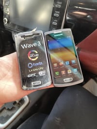 موبايل سامسونك Wave3 غير مستخدم  جهاز نظافه ممتازه الشراي يتصل  078488...