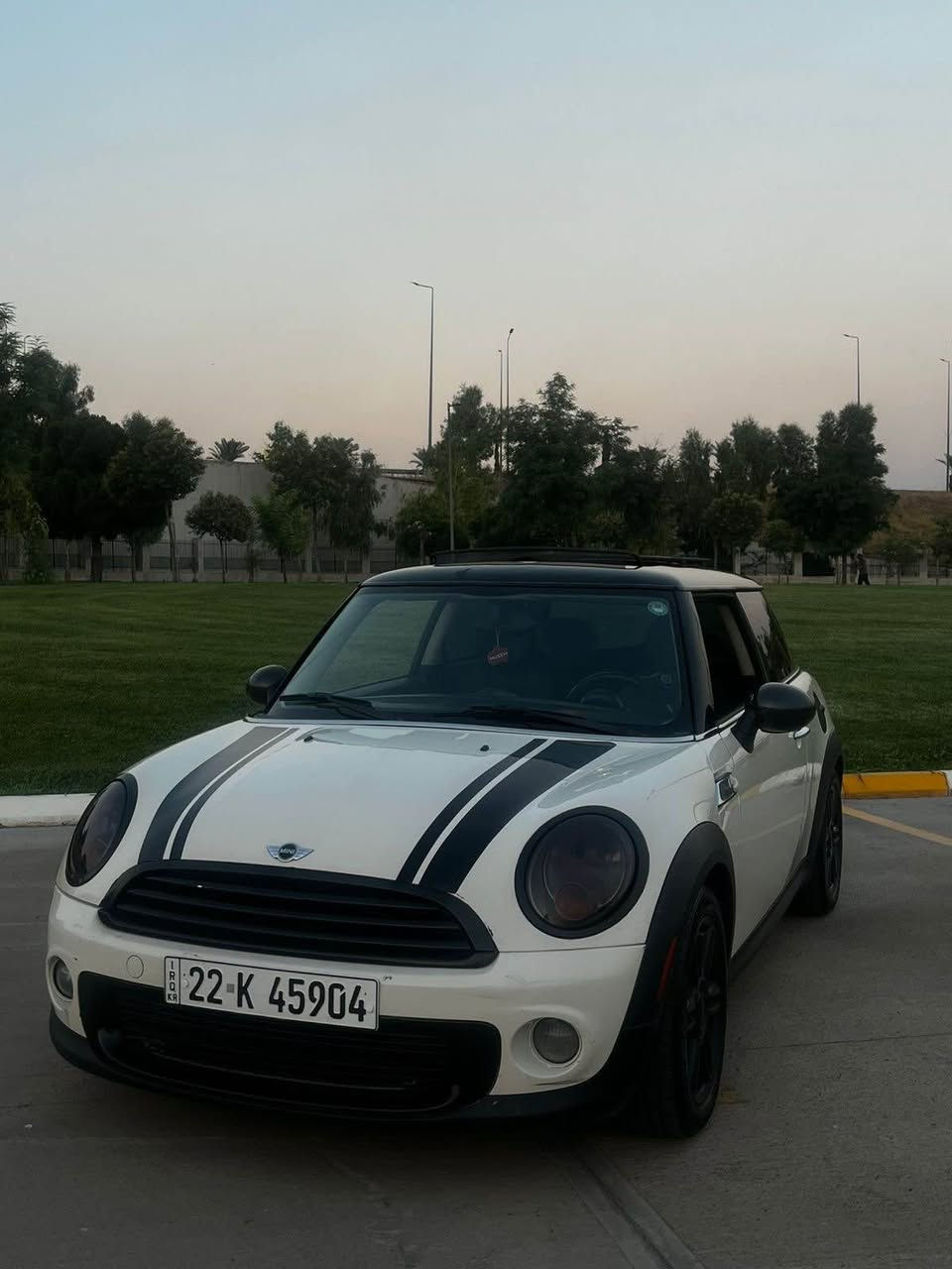 Mini cooper 2012 موکینە ٢٠ بئ تۆربۆ مەکینە مەرغوب فوول مووواسەفات پانۆراما تەحدید سورعە ڤۆلیۆم ناو ٧ رەنگ جام کارەبا بەسمە تۆماتیک عادی سەیارەکە تەنها یەک بستی تەعدیل هەیە لە دەرکەی سەکنی سعری 68 گەلا ٣ گەلاش 
غەرامە پاش ماعامەلە دەگیریەوە واتا ٦٥
***********
وەتسئاپ أربيل, العراق
