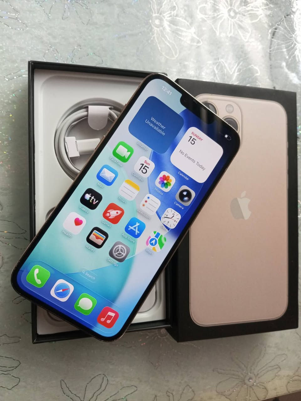 ايفون 13 برو ماكس دبل سيم
ذاكرة 256 بطارية 85 جهاز نظيف وما مفتوح شرط الفحص ويا كارتون وكيبل شحن سعر 700


**إذا كنت صاحب هذا الإعلان وتريد حذفه لأي سبب، رجاءا أرسل رسالة إلى الدعم الفني**