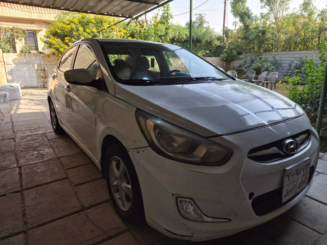 اكسنت ٢٠١١ خليجي رقم اربيل سنوية بعد شهر تنتهي وماشية ٤٠٨ الف محرك ١٦٠٠ وكير AT بيها تبخير وصبغها مكشر وبيها طخة خفيفة بجهة اللايت الامامي الايمن والباقي جاهزة من تبريد وميكانيك وكهربائيات سعرها ٨٢ بي مجال بسيط مكانها المنصور ورقمي *********** وهاي صورها والفديوات للعلم المحرك يمشي كلشي مابي .
