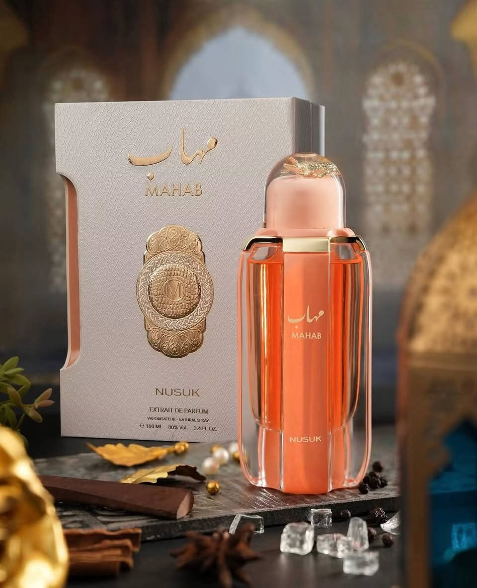 عطر مهاب من NUSUK🍂
عطر راقي يجمع بين الفخامة والدفء،🙂‍↔️
ثبات يدوم لساعات طويلة وفوحان ممتاز🔥
عطر فاخر متوازن بين تفاح والزهور غني من ورد
وياسمين ولمسة زعفران واخشاب دافئة وفانيلا

طوز خورماتو - مجاور مصور الجامعة📍
للحجز والاستفسار دايركت📬
***********
