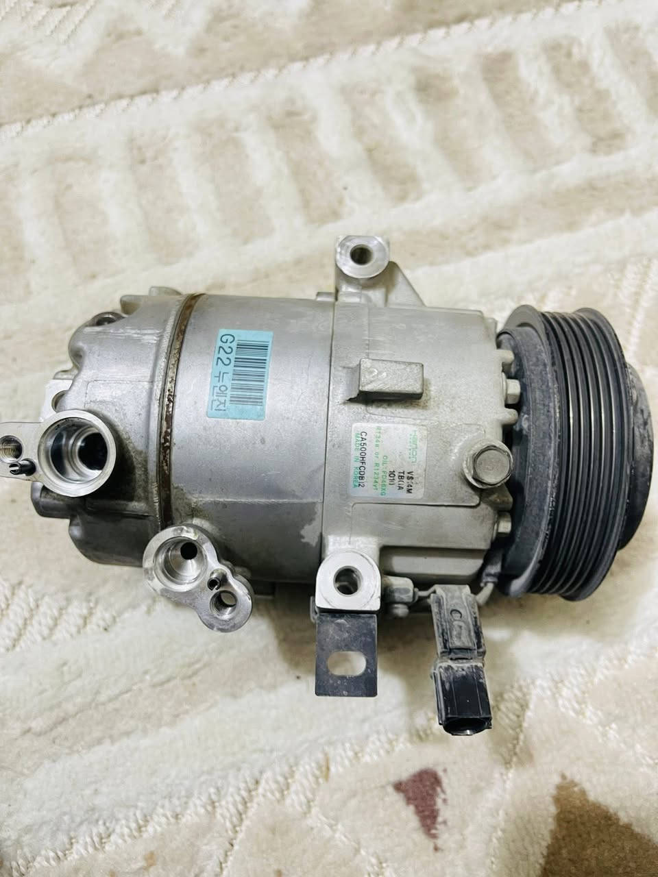 السلام عليكم ورحمة الله
رمضان كريم على الجميع يارب 

كمبريسر فورتي النترا سوناتا محرك 2000 جديد مستخدم فقط 5 ايام 

ضمان سنة كاملة لا يفصل ولا يبوخ 

وراديتر ايضاً جديد

كوري اصلي


**إذا كنت صاحب هذا الإعلان وتريد حذفه لأي سبب، رجاءا أرسل رسالة إلى الدعم الفني**