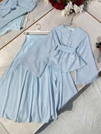 طقم العيد • تنورة قطعتين • مقاسات ٣٨-٤٨