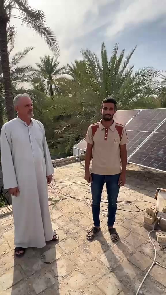منظومة طاقة شمسية في المسيب /منطقه ابو عصافير 
🌞 قدرتها 8 امبير نهاري ليلي5 امبير لمدة 3:5 ساعة  🌞

 - الواح لونجيHimo X7  0 قدرتها615واط عدد5 لوح ضمان 10 سنوات 

 - انفيرتر 6KW ضمان 3 سنوات 

 - بطارية 5 KW   ضمان 5 سنوات 

 - هيكل حديد مغلون 

 -بنل حماية متكامل AC,DC

💥 ليكن خيارك الطاقة الشمسية لراحة دائمة

#جودة_عالية

#دقة_بالتنفيذ

#فولتج_voltage

#كادرهندسي_متخصص

🌏 العنوان:ـ

⚡بابل المسيب حي المعلمين طريق السيد ابراهيم

الاستفسار الاتصال ***********
