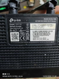 راوتر تبلنك 1900 ac للبيع مكانه بغداد مدينة الصدر  ملاحظة الراوتر يعمل...