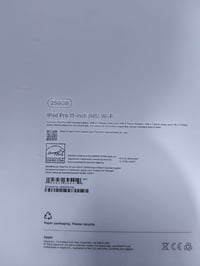 ايباد للبيع ابر 11inch ذاكره 256 )(07722209670)