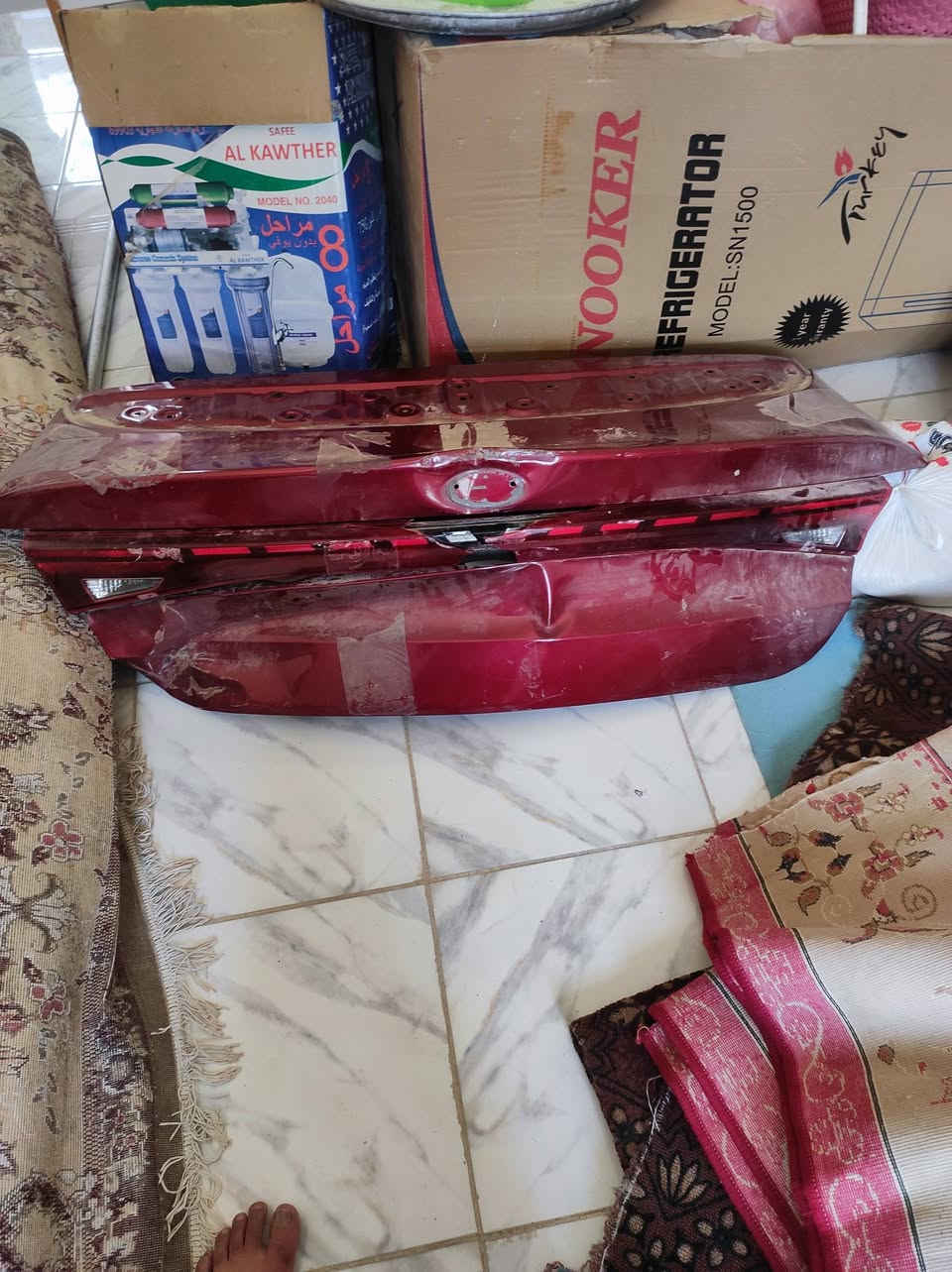 السلام وعليكم k5موديل2021معوقين باقي سنتين وكاله عامه بسمك رقم بغداد 4قطع كليربدون اي دواخل بجم كبس  مكان بابل السعر 145وبيه مجال ***********
