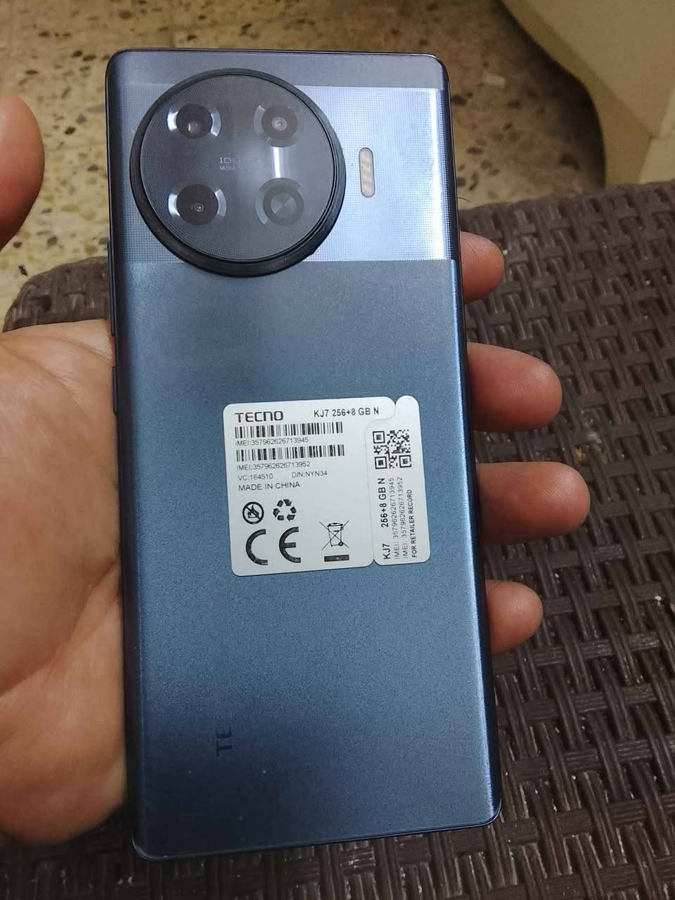 Tecno spark Pro+
معالج hello G99 ultimate 
 رام 16 8+8
ذاكرة 256 كيكا 
شاشة مقوسة بتردد 120 هيرتز
بصمة مدمجة داخل الشاشة 
بطارية 5000 ملي امبير 
نظافة 90% 
لامفتوح ولامصلح نهائي 
بدون ملحقات 
السعر 190 الف 
مكاني بغداد الاعظمية لا يوجد توصيل بغداد, العراق


**إذا كنت صاحب هذا الإعلان وتريد حذفه لأي سبب، رجاءا أرسل رسالة إلى الدعم الفني**