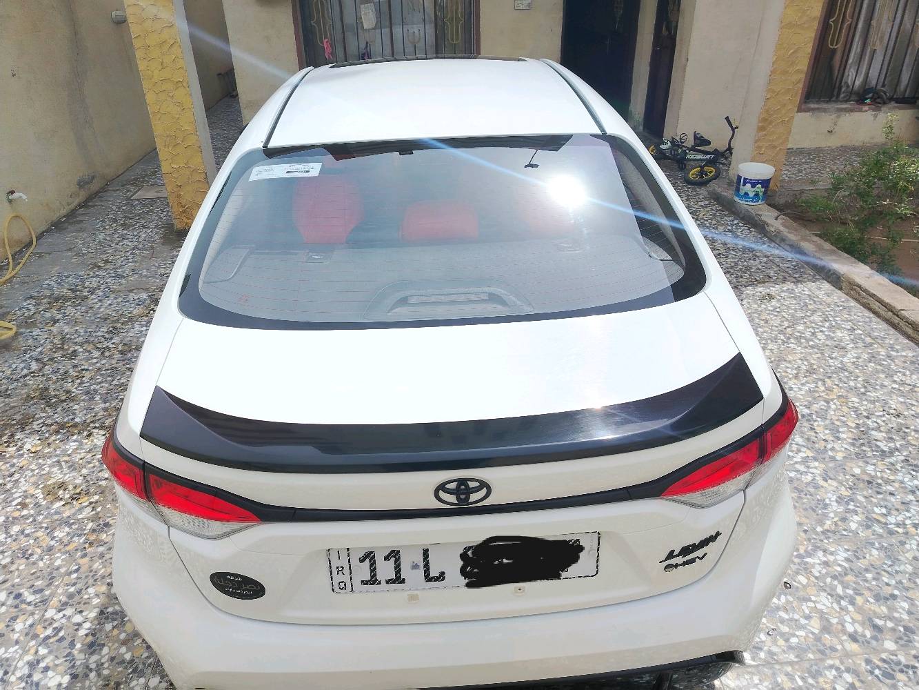 السلام عليكم
كورلا هايبرد 2025 شكل الأمريكي 

 بلاك دشن مواصفات ل S
السياره ماشيه 18الف

المواصفات

مكينه 1800 هايبرد شحن ذاتي

الاصل 

رادار + تحديد مسار طريق + قيادة ذاتيه

قرائة علامات الطريق المرورية

بصمة تشغيل + دخول ذكي 

يدات سود + مري اسود

هاندر بريك بصمة + اوتو هولد

كيجات ديجيتال

شاشه مسجل + تبرید بیانو + كامره خلفيه دوارة + كار بلي

تبريد قطعتين

لايت زينون عالي ناصي + + لد صباحي زينون بكلايت لد

حساس اطار + حساس مطر + حساس لایت داينمك عالي ناصي اوتو

يفو مود + مود درايف + مانع انزلاق

تحكم الستيرن كامل مع كروس سرعه

كرسي كهربائي ويل كب اسود بلادي

 العنوان بغداد العبيدي 

للاستفسار ؛ ***********
السعر 156$