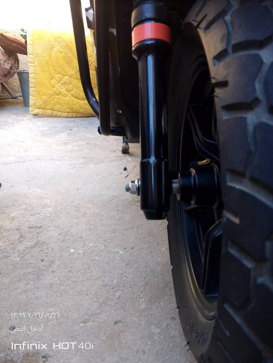 السلام عليكم دراجة شحن اباتشي ليثيوم 40 امبير شركة الجوهره البحرية اصلية سرعة 130 ملف 5000 اتمشي بل شحنة الوحدة 100 كيلو استخدام 3 أشهر ماشية 500 كيلو بعدهه جديدة تجي وياهه اسويجين فقط البصمة ضايعه بيهه شخطين بصيطات كلش سعره مليون 150 ماخذة مليون 750 مكاني بغداد الغزالية رقمي ‏‪***********‬‏ أو واتس اب ***********
